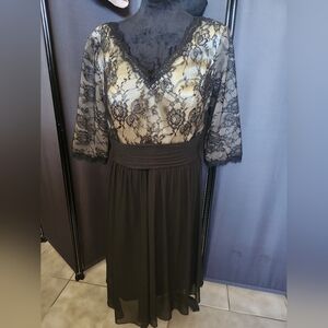 Black evening dress
